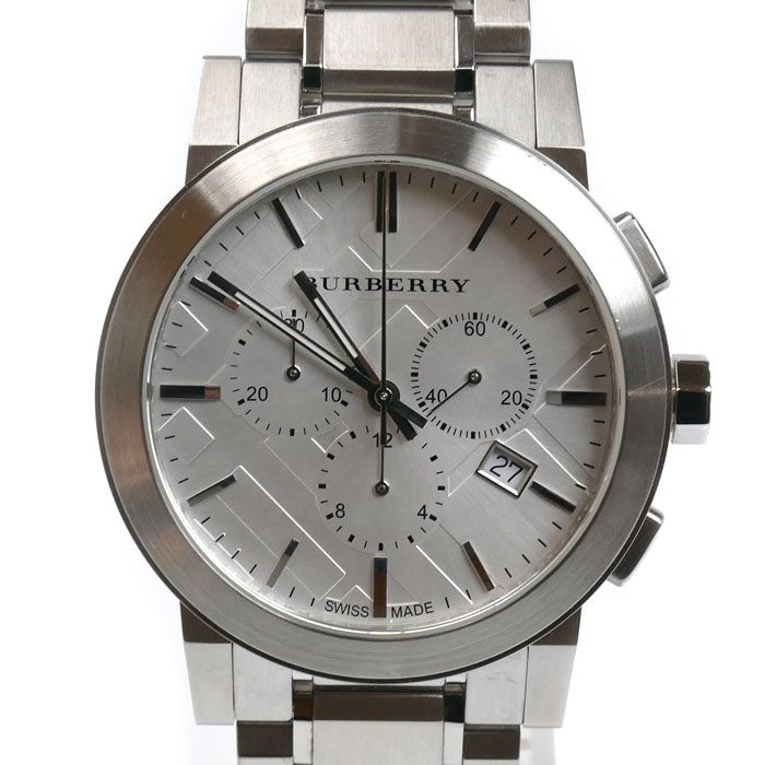 BURBERRY バーバリー ザ シティ クロノグラフ 腕時計 電池式 BU9350 メンズ