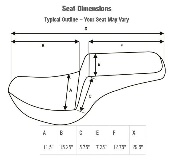 STEP-UP REAR LS シート 1997〜07年FLHR FLHX ブラウン