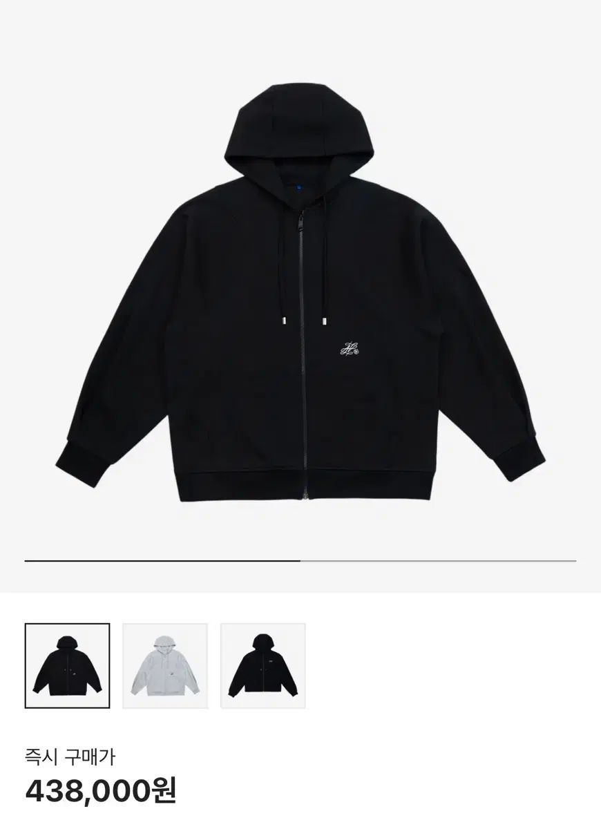 ADER ERROR アーダーエラー 댄시 フードジップアップ A3 ブラック