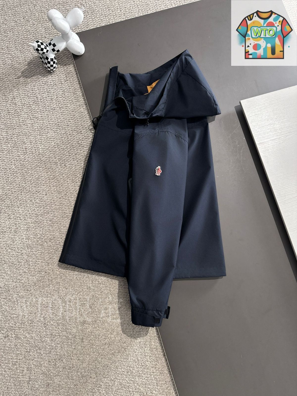 MONCLER 2025/26秋冬 ウール混ジャージ素材 ロゴ付きパーカー 今日特価】Moncler 2025 Hooded Jacket モンクレール パーカー
