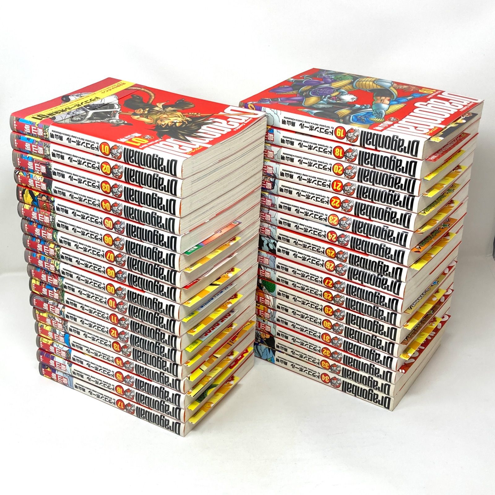 美品　全巻帯付　ドラゴンボール　完全版　全巻セット　初版多数　龍珠通信あり 全巻 帯付き】新品同様 ドラゴンボール完全版 34巻セット☆初版