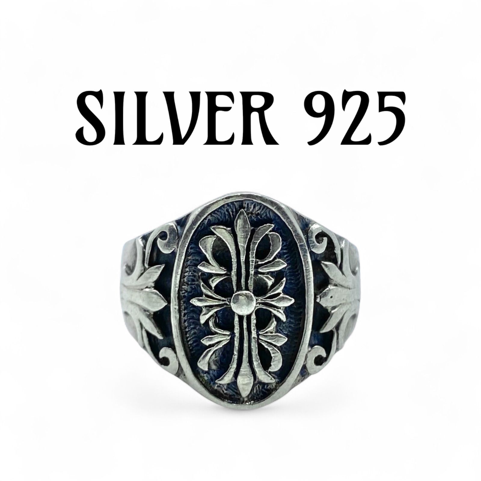 5連クロス】十字架 SILVER 925 刻印 90s Vintage Design Ring シルバー 