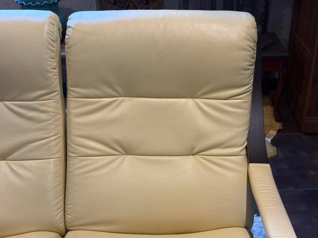 フジファニチア FUJIFUNITURE Agio 3人 セパレートソファ Gn