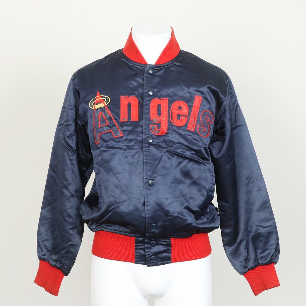 MLB 90's ANGELS レザージャケット スタジャン メジャーリーグ 楽天