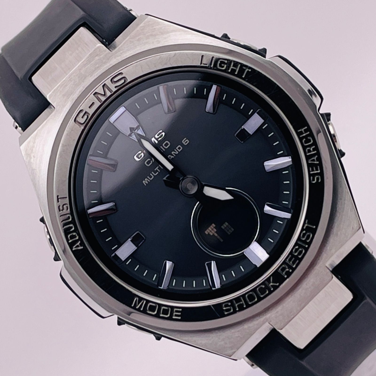 T469 正常稼動 CASIO カシオ 電波ソーラー Baby-G ベビージー G-MS ジーミズ MSG-W200RSC-1AJF メタルケース 人気 時計 レディース ユニセックス