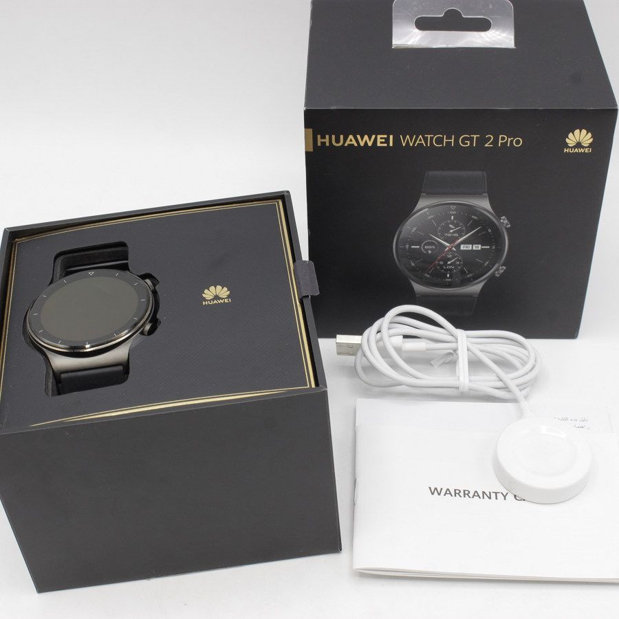 美品】HUAWEI WATCH GT 2 Pro VID-B19 Night Black スマートウォッチ