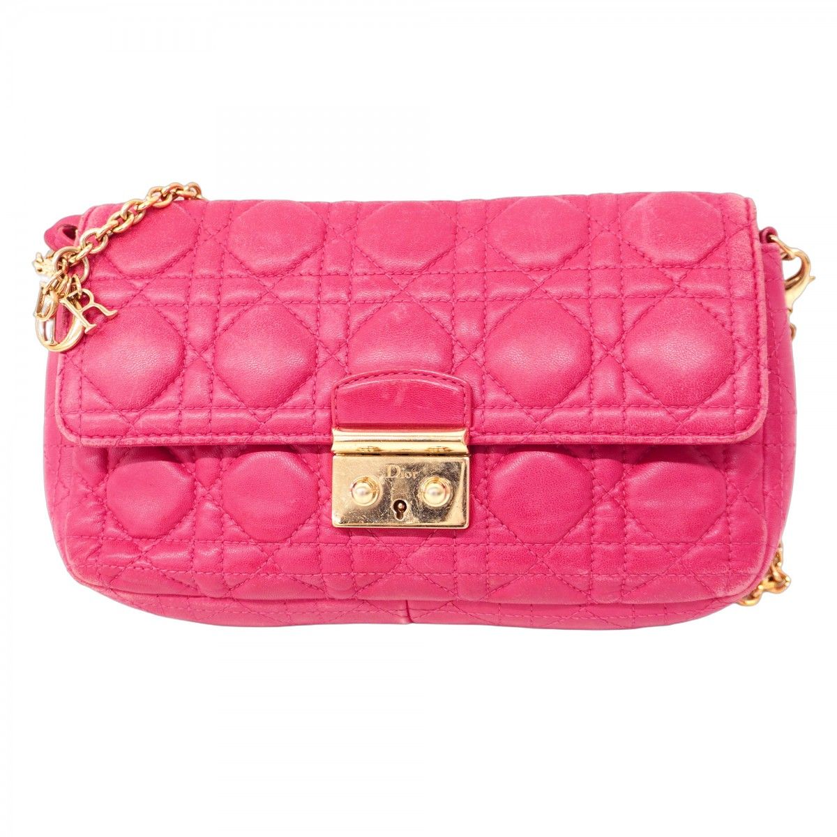 5ia1007-h】クリスチャンディオール ショルダーウォレット サドル  