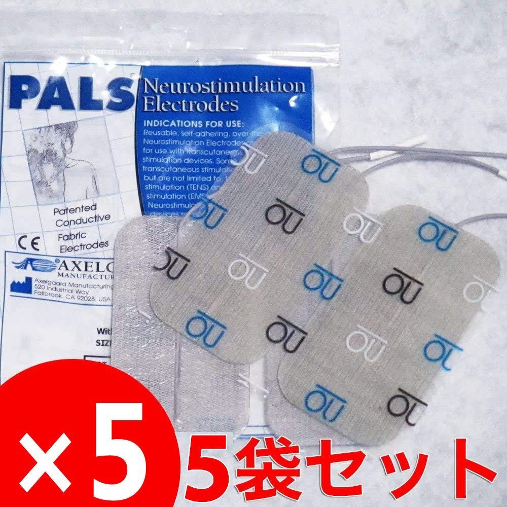 伊藤超短波 EMS運動器具用粘着パッド アクセルガード Lサイズ 5×9cm 1セット 5袋 010752