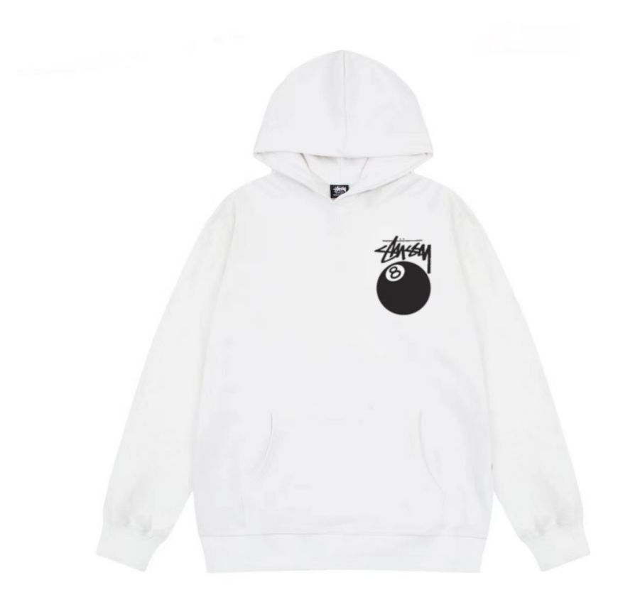 【STUSSY】8 BALL PIGMENT DYED ロゴ ★ パーカー フーディ