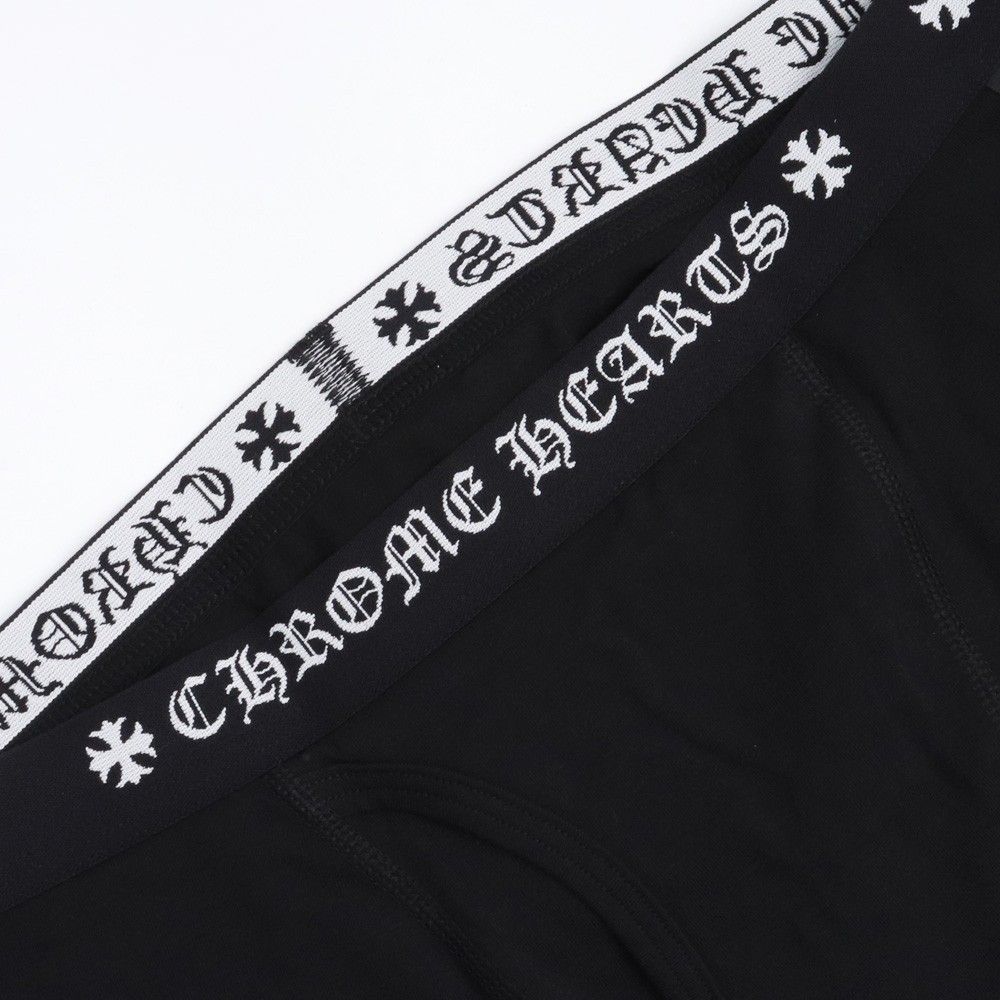 未使用 CHROME HEARTS ショートボクサーパンツ Mサイズ ブラック