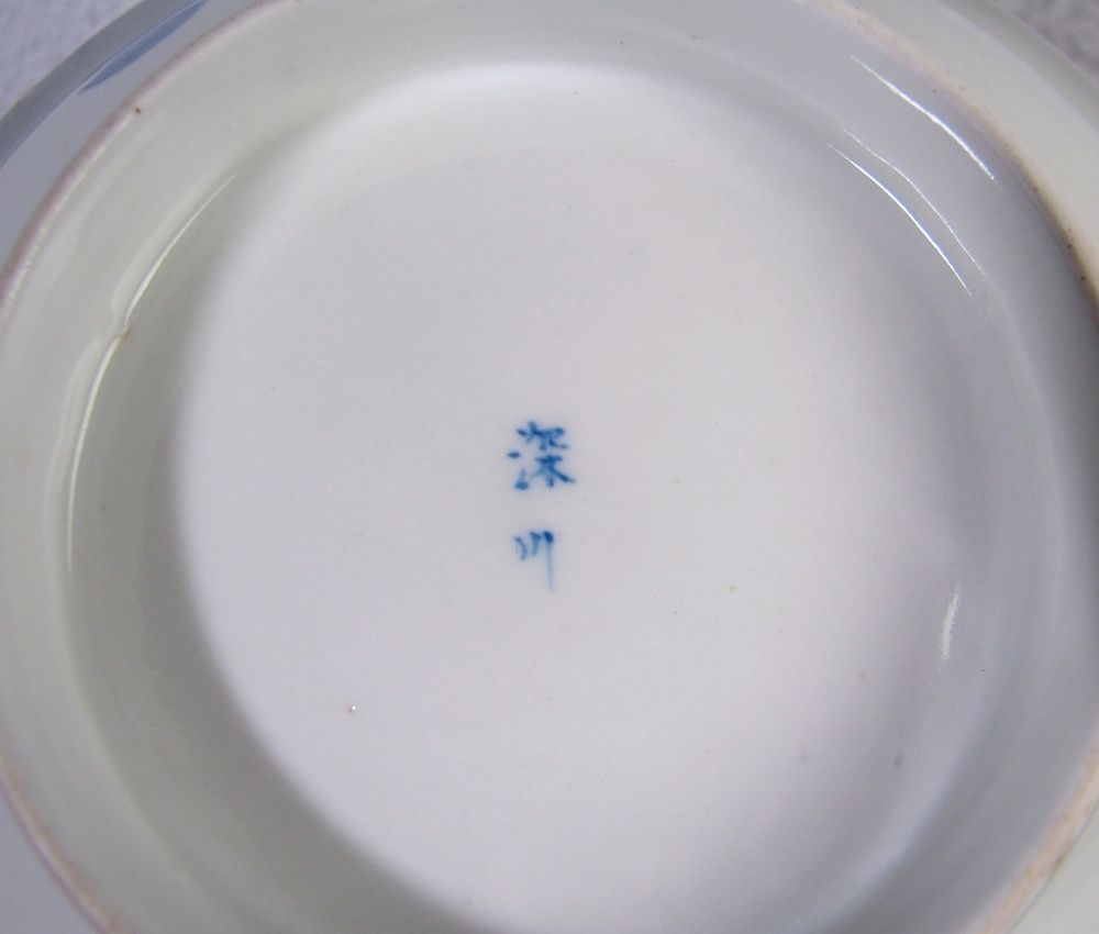 オールド深川 鍋島写し 染錦菊花 蝶文高台皿5客 幅 15cm 桐 明治時代|25i067 IMPECCABLEHEALTHCARESERVICES_COM