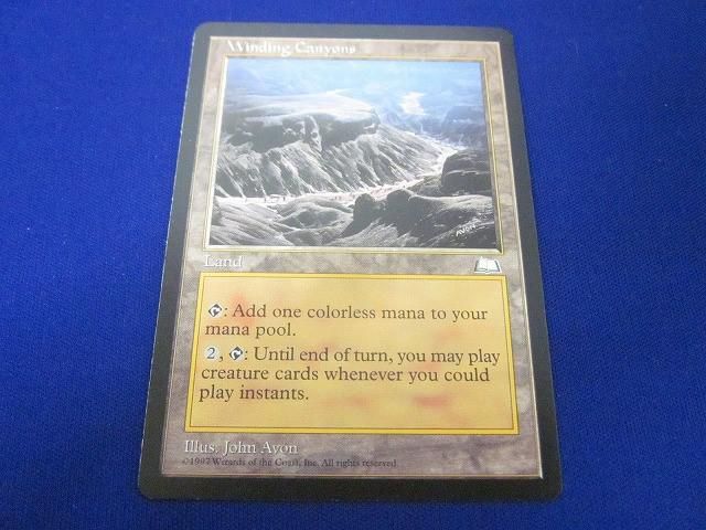 MTG 七曲がりの峡谷 Winding Canyons WTH 英語版 3枚 EX]七曲がりの峡谷/Winding Canyons《英語》【WTH】