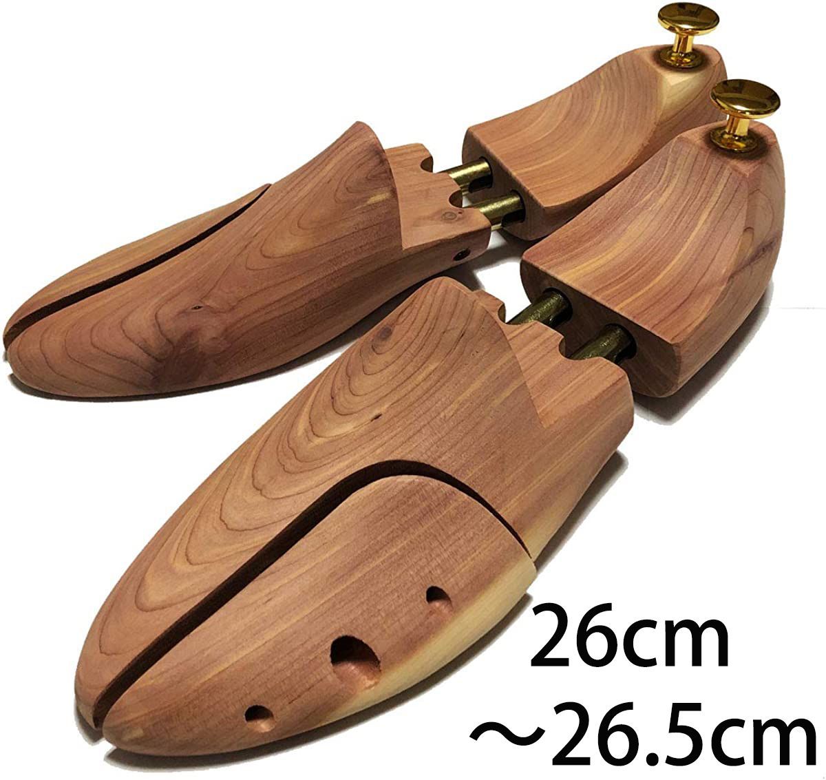 シューキーパー 木製 シューツリー メンズ レッドシダー 26～26.5cm ...