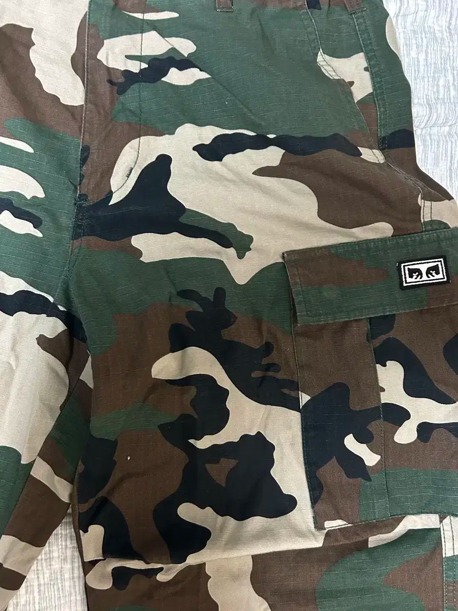 OBEY 迷彩柄 ワークパンツ 32