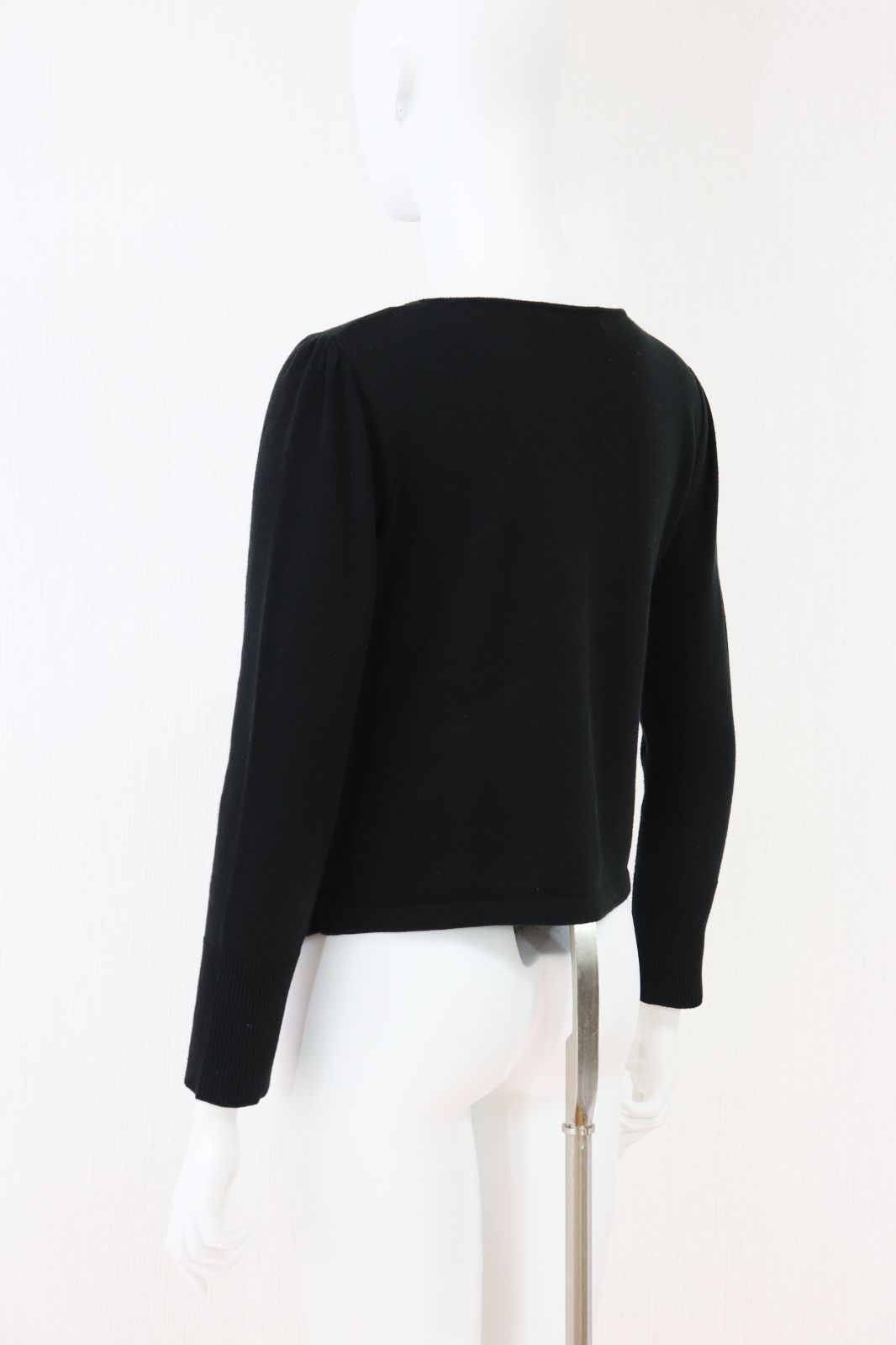 Rene（売れ筋商品|||ルネ）　リボンアシンメトリーニットトップス　5732150　黒/ブラック Rene☆ルネ リボンアシンメトリーニットトップス 5732150 黒