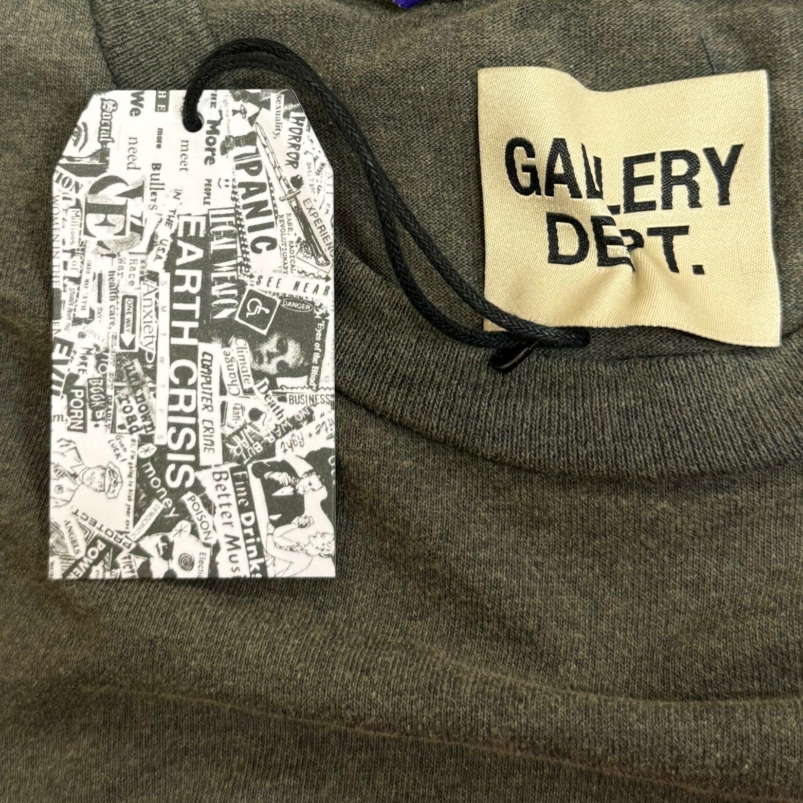 新品 GALLERY DEPT. LOST S/S TEE 渦巻き プリント クルーネック T 