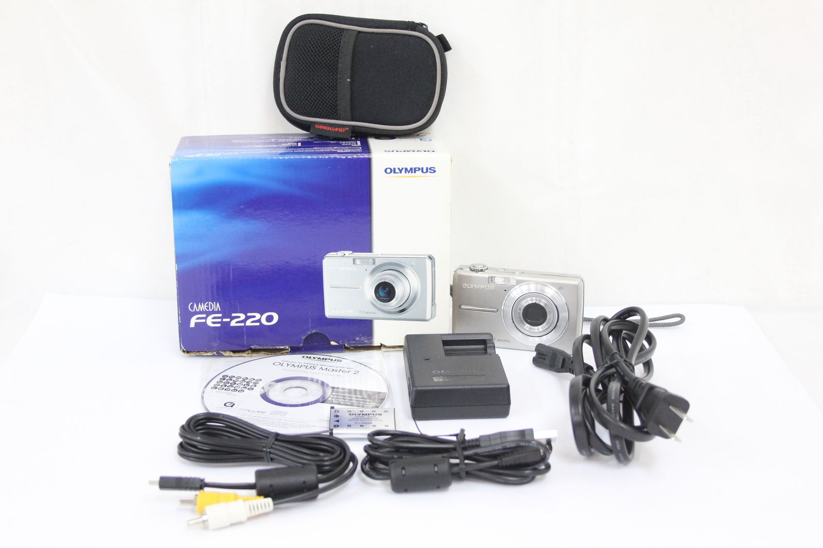 返品保証】 【元箱付き】オリンパス Olympus FE-220 3x バッテリー