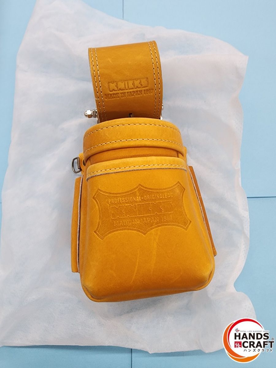 ♭ 品 KNICKS ニックス 最 硬式グローブ革小物袋 キャメル 熊本けやき通り店