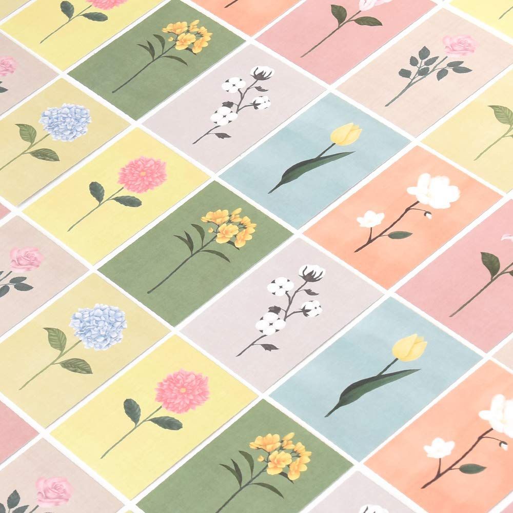  ザ フラワー Message card ミニカードリト The メッセージカード flower - モノライク 封筒 セットミニサイズデザイン文具お祝いのカード感謝カード グリーティングカード レター カード