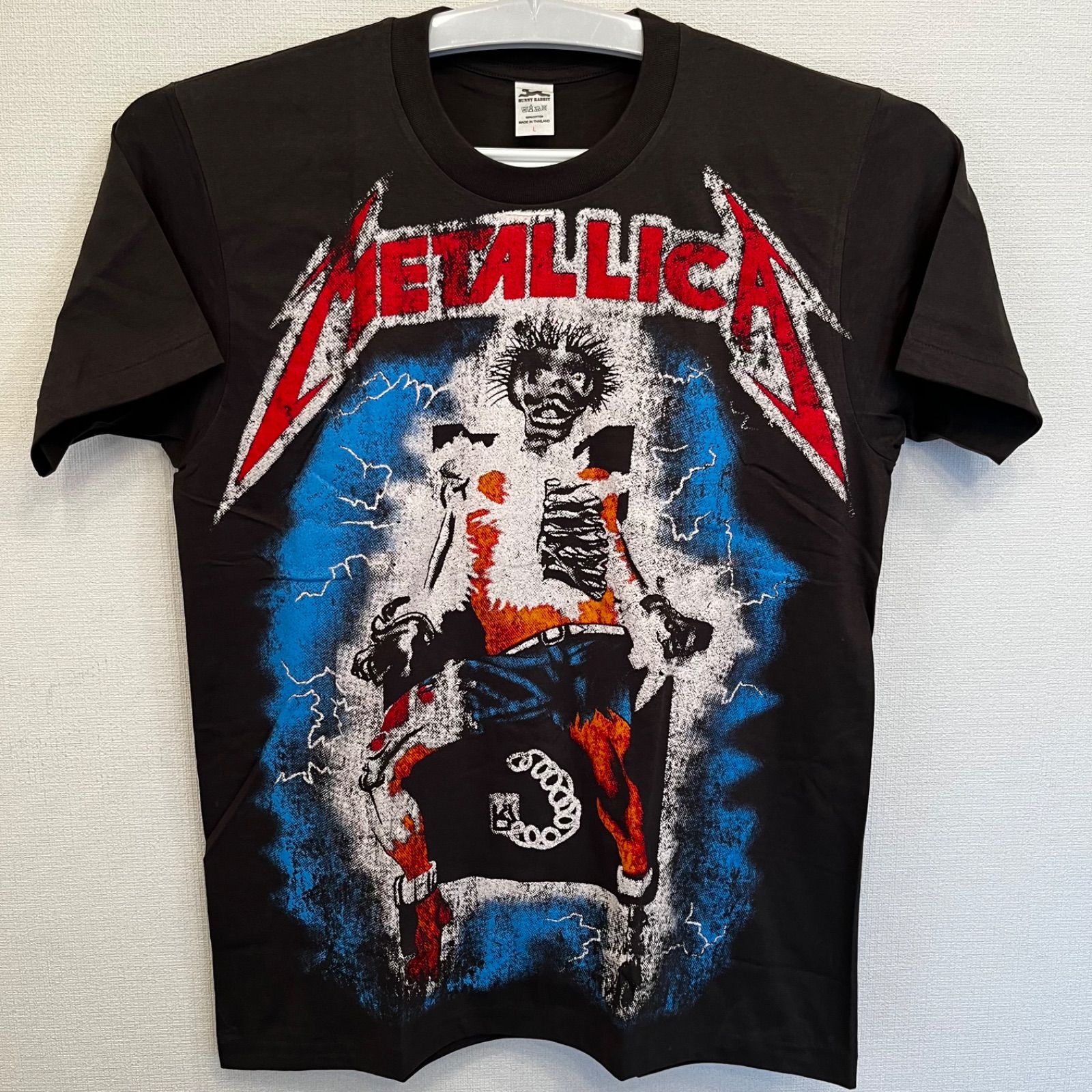 新品】バンドTシャツ メタリカ METALLICA Ride the Lightning 半袖 