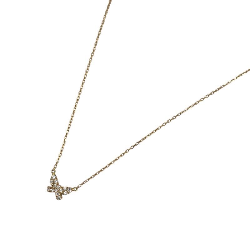 美品　AHKAH　バタフライ　ダイヤモンドパヴェネックレスk18 楽天市場】アーカー ダイヤモンド 0.06ct バタフライパヴェ