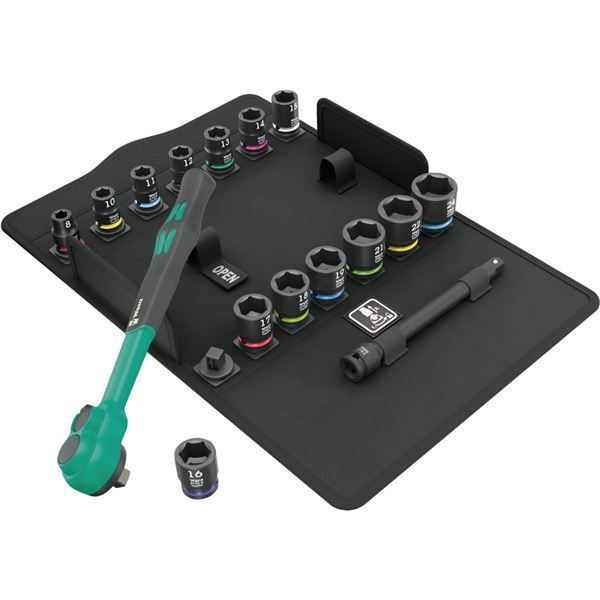 WERA ヴェラ 差込角3|8DR 16点組 コンフォートラチェットセット スタイルボックス入り 005530 工具 ツール DIY 作業工具 道具