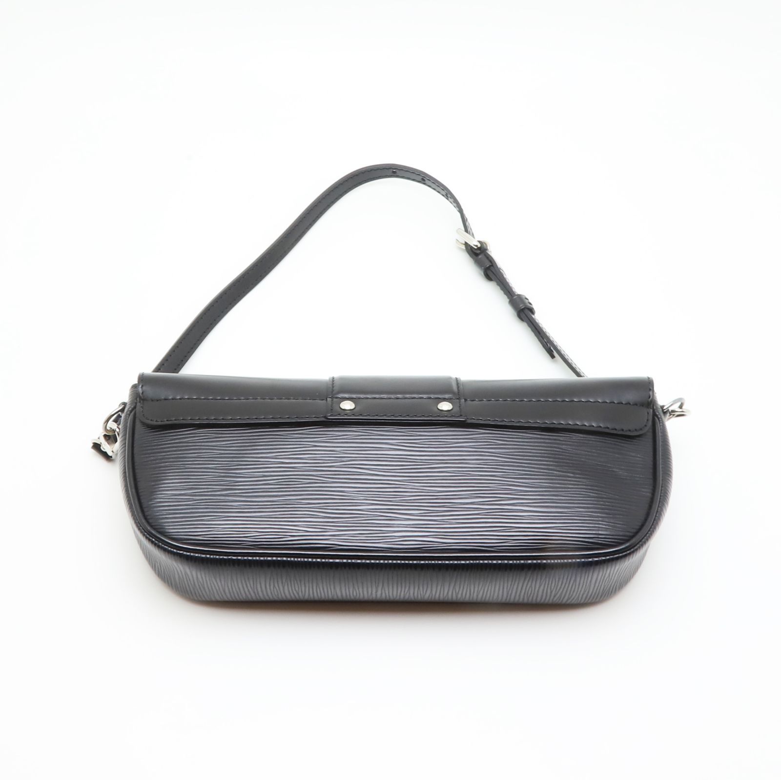 ルイヴィトン ポシェット モンテーニュ エピ ノワール ハンドバッグ 