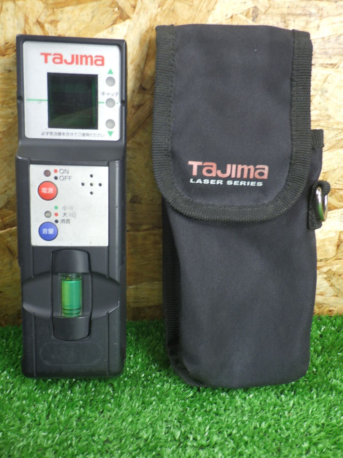  未校正の品 タジマ ナビゼロブルーセンサー ZEROBLS-KJC 受光器 RCV-G ケース付 レーザー墨出し器 工具 現状お渡し 品 光学機器 計測 検査