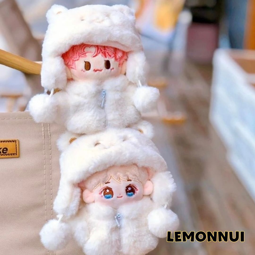 着せ替え ぬいぐるみ服 10cm 帽子 ジャケット もこもこ 推しぬい