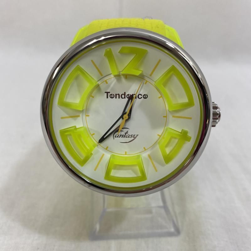 Tendence 腕時計 クォーツ式アナログ時計 蛍光イエロー シリコンベルト Tendence 腕時計 クォーツ式アナログ時計 蛍光イエロー シリコン