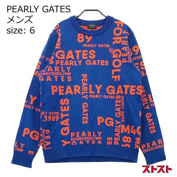 PEARLY GATES パーリーゲイツ ジャガードニットセーター 6