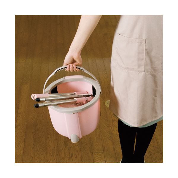 トルネード回転モップ丸型セットコンパクト TSM