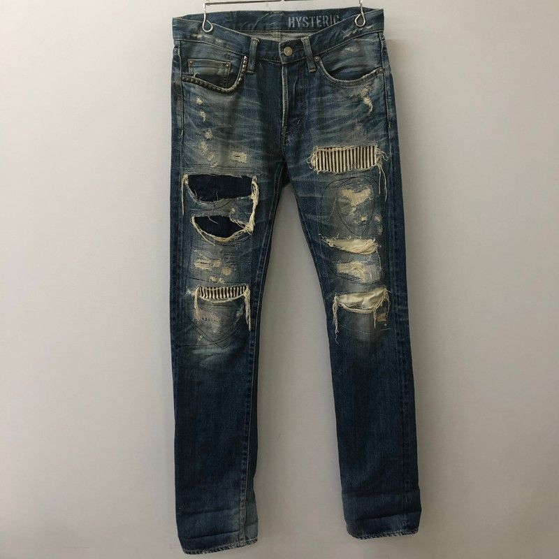 中古品】HYSTERIC GLAMOUR ヒステリックグラマー RMS PROCESSED DENIM