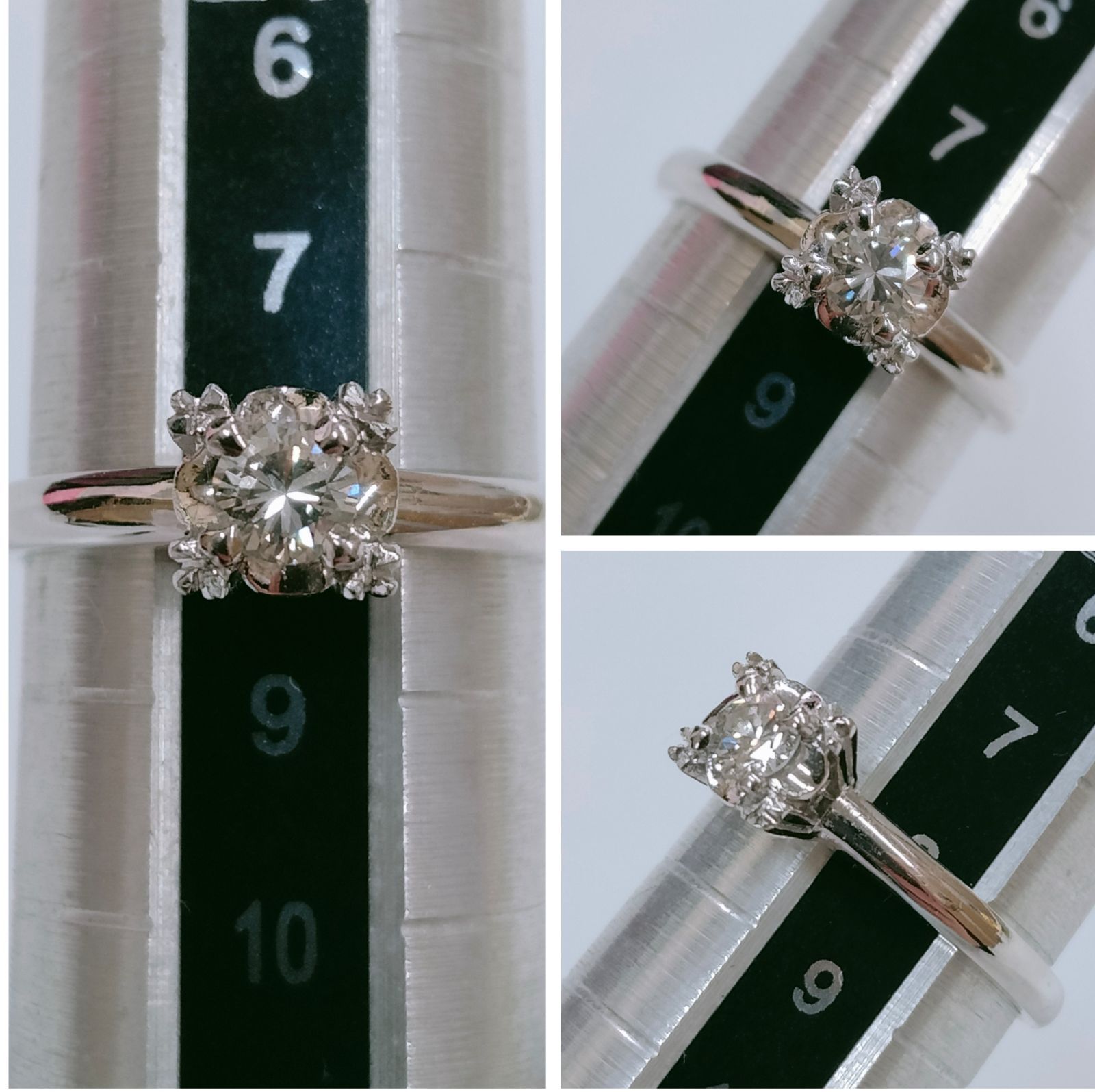 Classic jewellers】DIAMOND ダイヤモンド 0.16ct プラチナ 950
