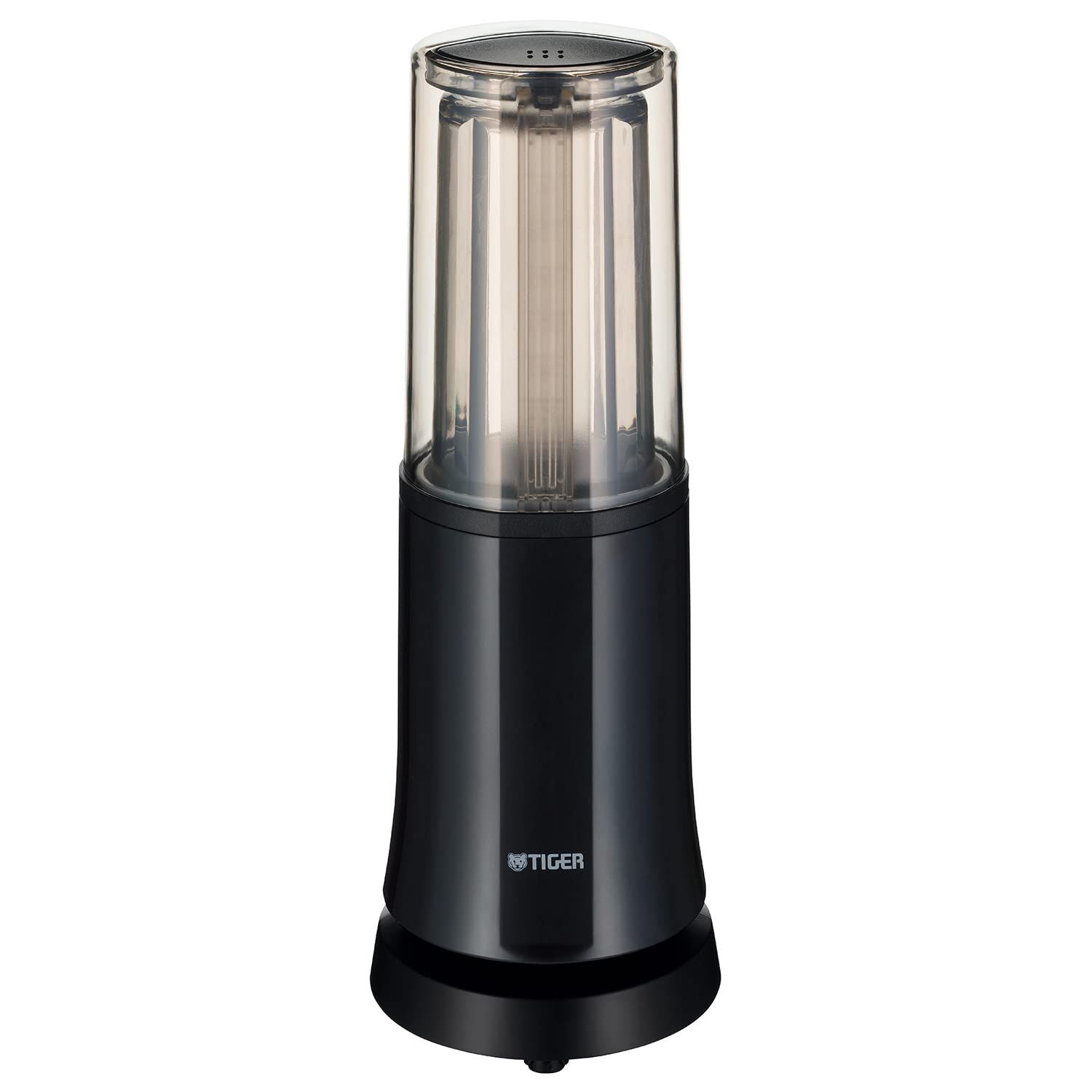 Style 5 コンパクト|良い音設計|400ml|ブラック タイガー魔法瓶 ミキサー 400ml ジューサー スムージー カップ フタ食器洗い乾燥機対応 ディープブラック SKR-W400KD