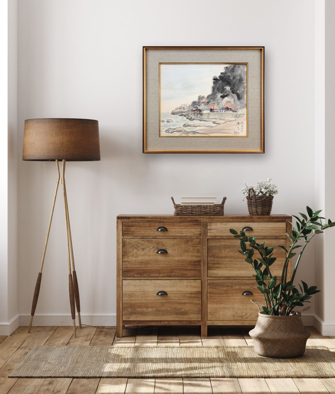 相田黄平『大海風景』水彩画【真作保証】 絵画 相田黄平『大海風景』水彩画【真作保証】 絵画の通販 by 北海道