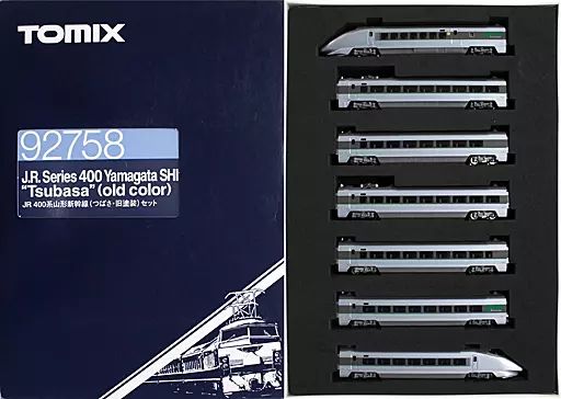 鉄道模型 JR400系 山形新幹線 つばさ 新塗装 7両セット 中古】鉄道模型 1/160 JR 400系山形新幹線つばさ・旧塗装セット(7両