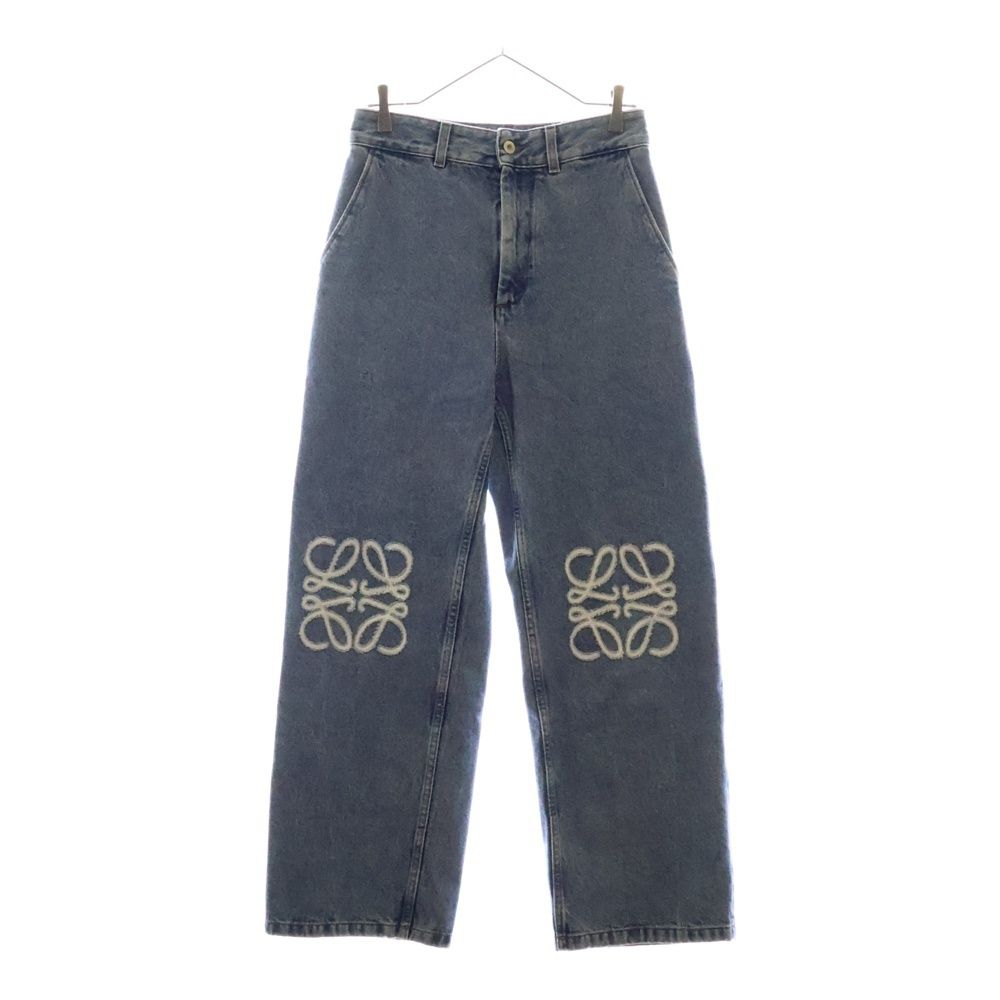 LOEWE (ロエベ) ANAGRAM BAGGY JEANS アナグラム刺繍 バギー