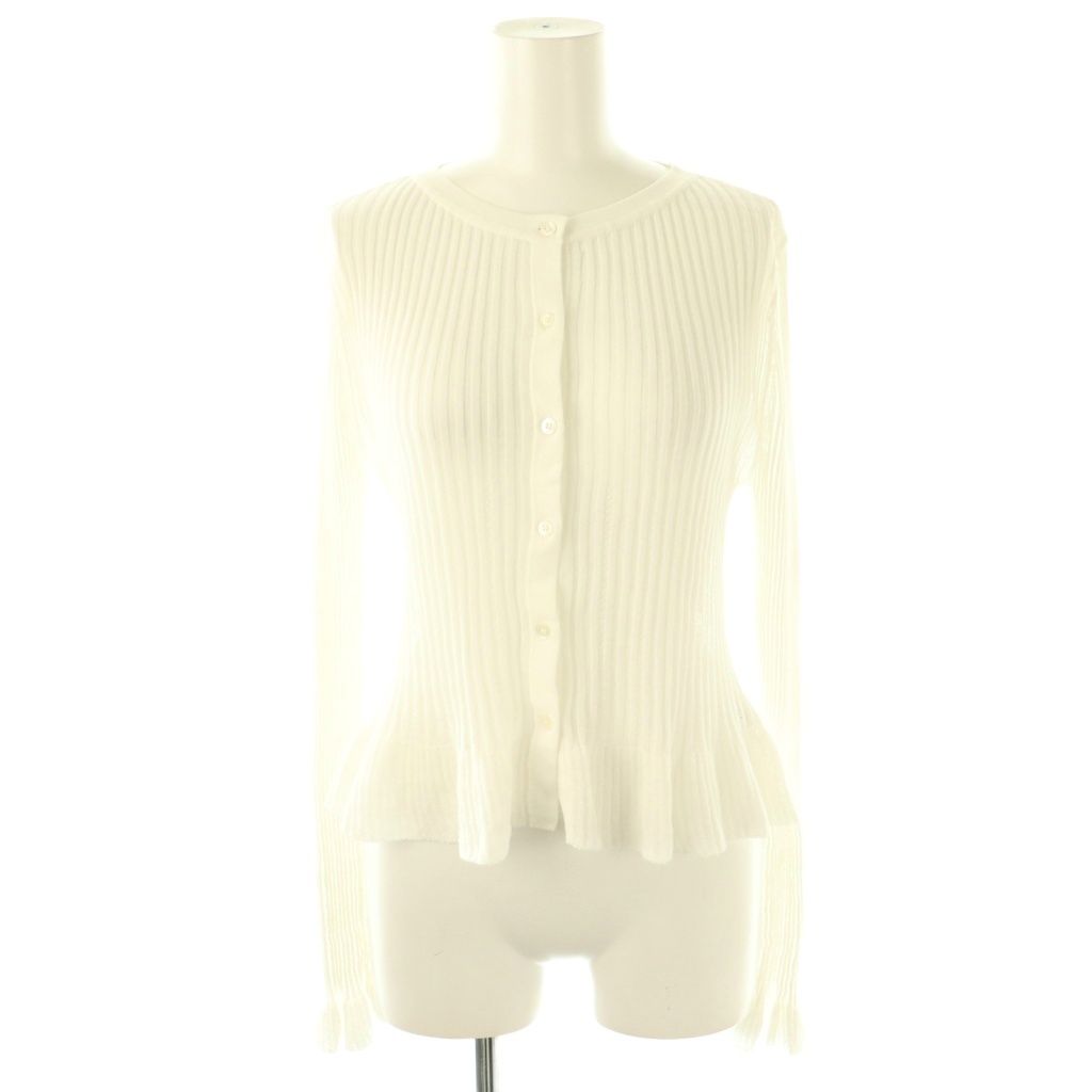 トップス herlipto Frill Knit Cardigan white Frill Knit Cardigan