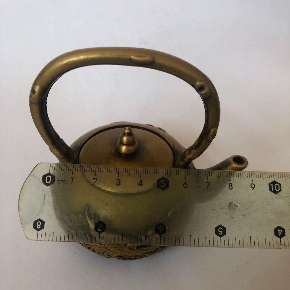 銅製 龍鳳茶壺 徳利 茶道具 装飾品 工芸品 置物 - メルカリ