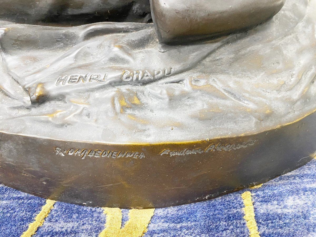 希少品】少女像 胸像 ブロンズ像 アンティーク西洋美術 オブジェ飾り