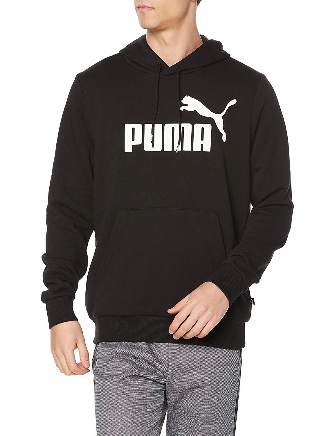 【新品・5営業日で発送】PUMA プーマ ESS_ビッグロゴ_フーディースウェット (588709) 色 : PUMA_BLACK サイズ : M 