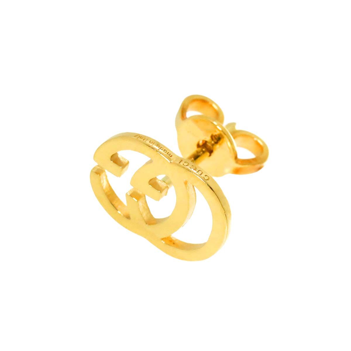 GUCCI GGランニング 18K ピアス GUCCI Running 18K G Yellow Gold 20MM Single Earring