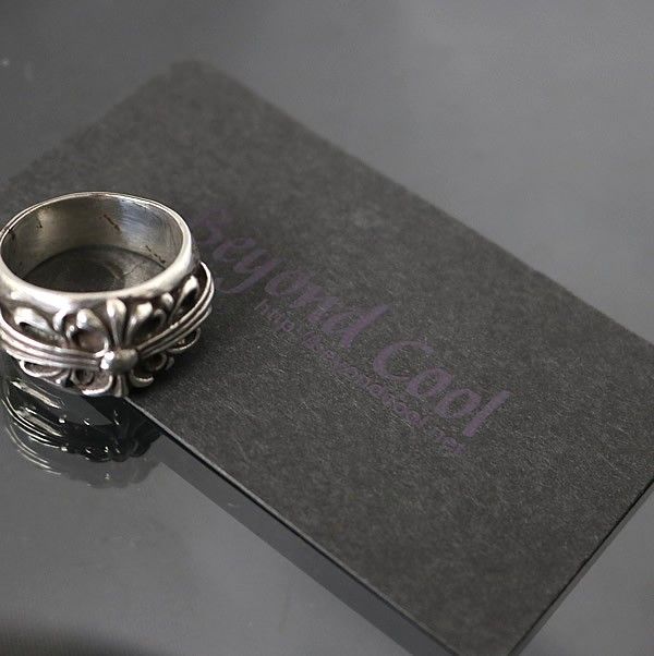 クロムハーツ DBL FLRL CRS/ダブルフローラルクロス シルバーリング