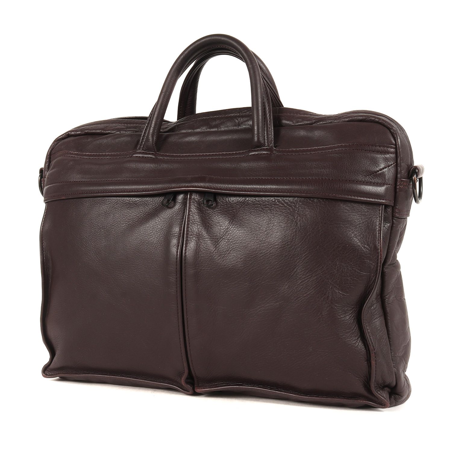 PORTER ポーター バッグ 2WAY レザー ショルダー ハンド ブリーフ 