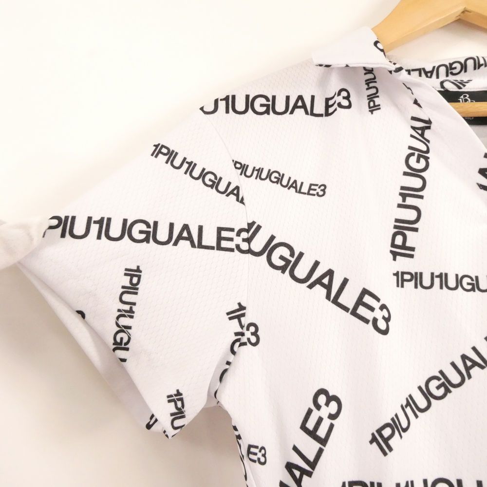 美品 1PIU1UGUALE3 ウノピュウノウグァーレトレ GST153 ONE-PIECE 1PIU1UGUALE3 RANDOM LOGO ワンピース II M ポリエステル 他 ゴルフ 半袖 ひざ丈 レディース HM772A90 美品 1PIU1UGUALE3 ウノピュウノウグァーレトレ GST153 ONE