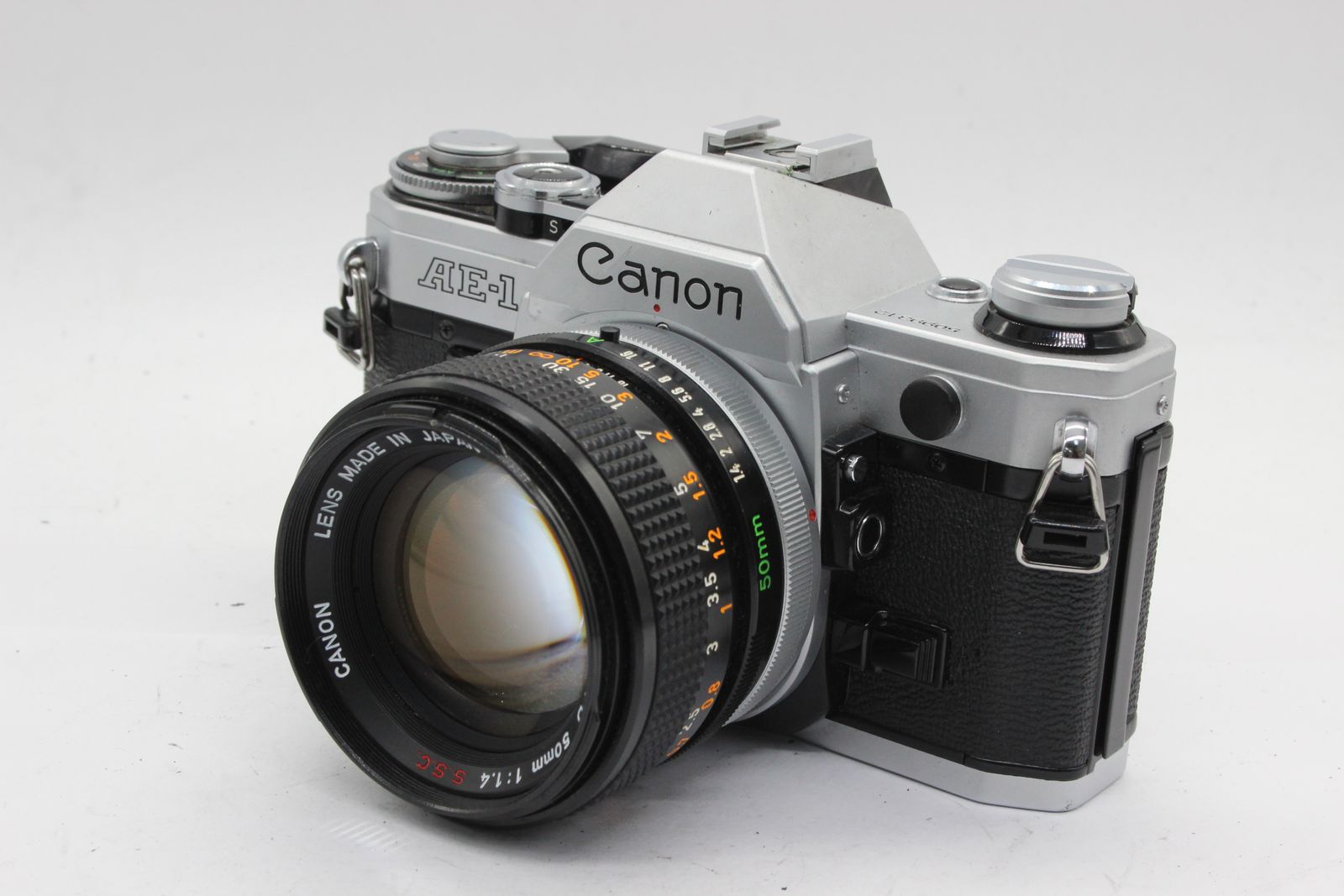 返品保証】 キャノン Canon AE-1 FD 50mm F1.4 S.S.C. ボディレンズ
