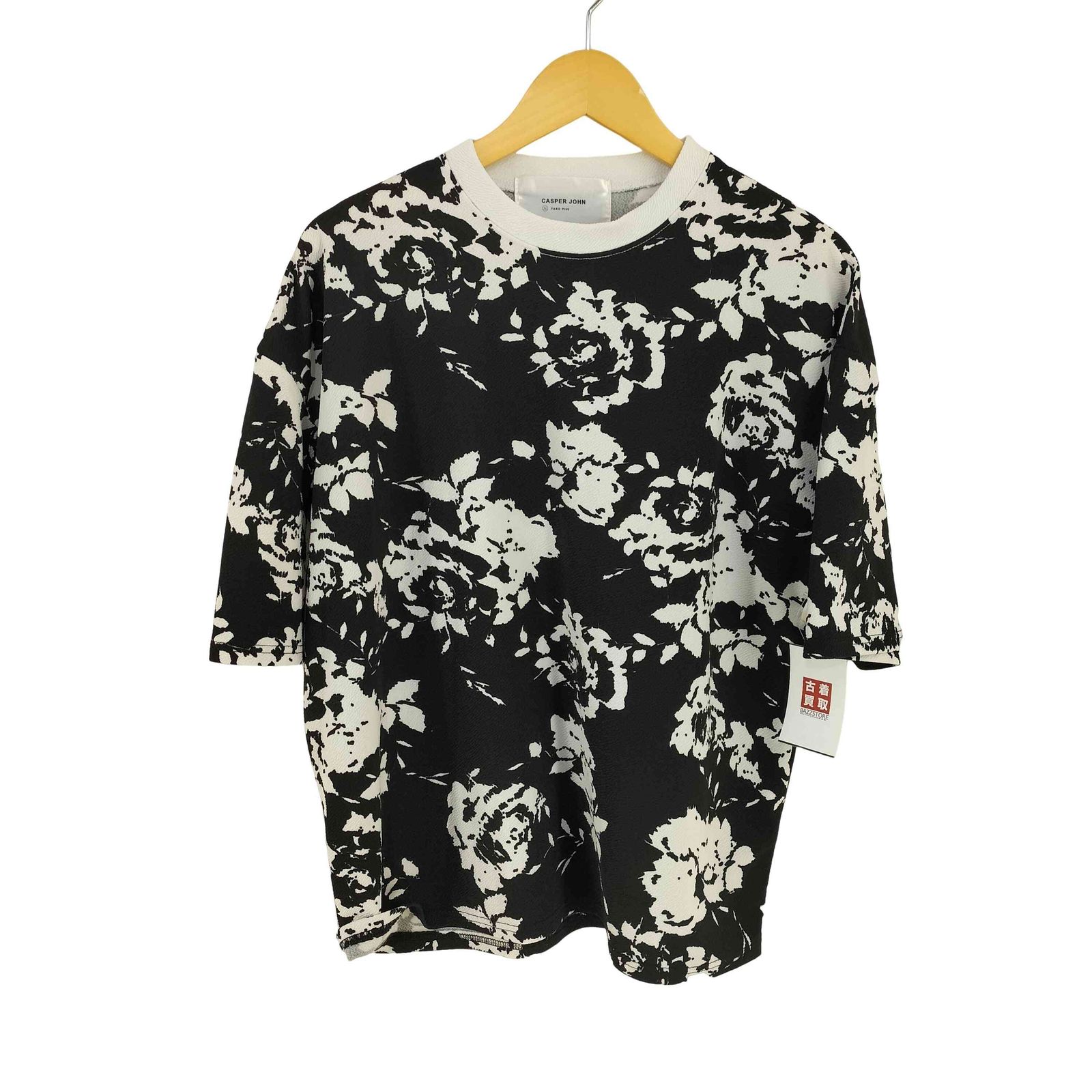 キャスパージョン CASPER JOHN 花柄 S/S TEE メンズ 表記無 
