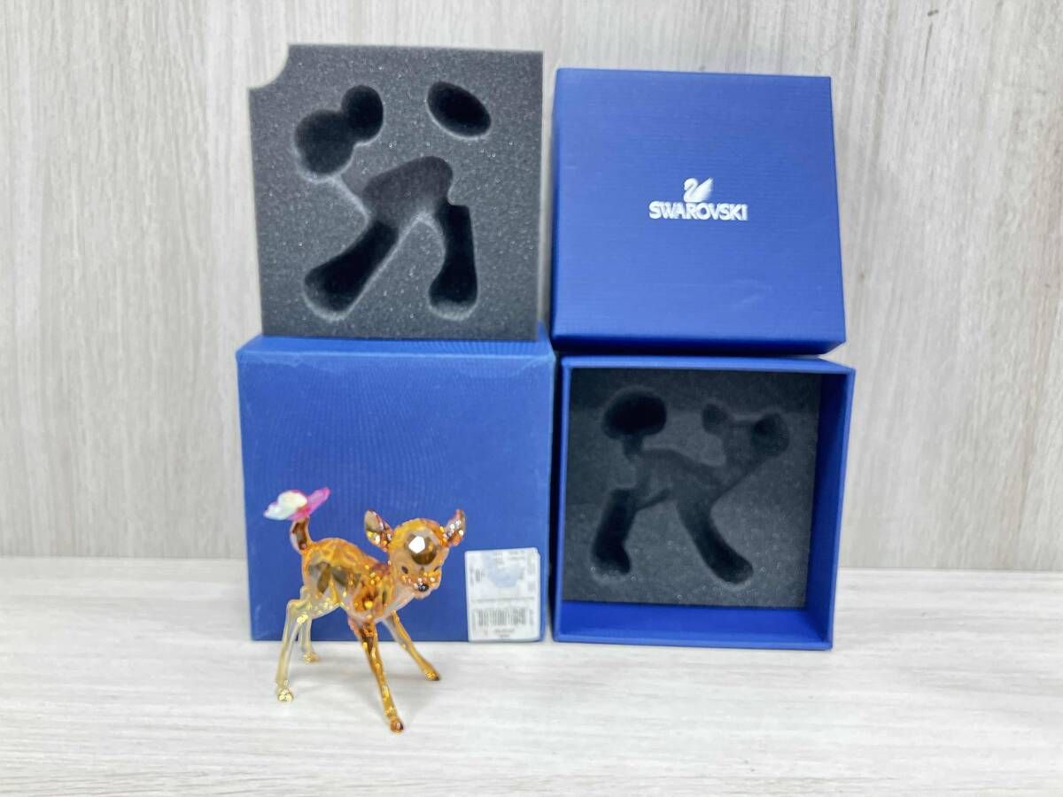 Swarovski バンビ置物 A3350 クリスタルとバンビのお花セット Swarovski バンビ置物 A3350 クリスタルとバンビのお花セット 楽天市場