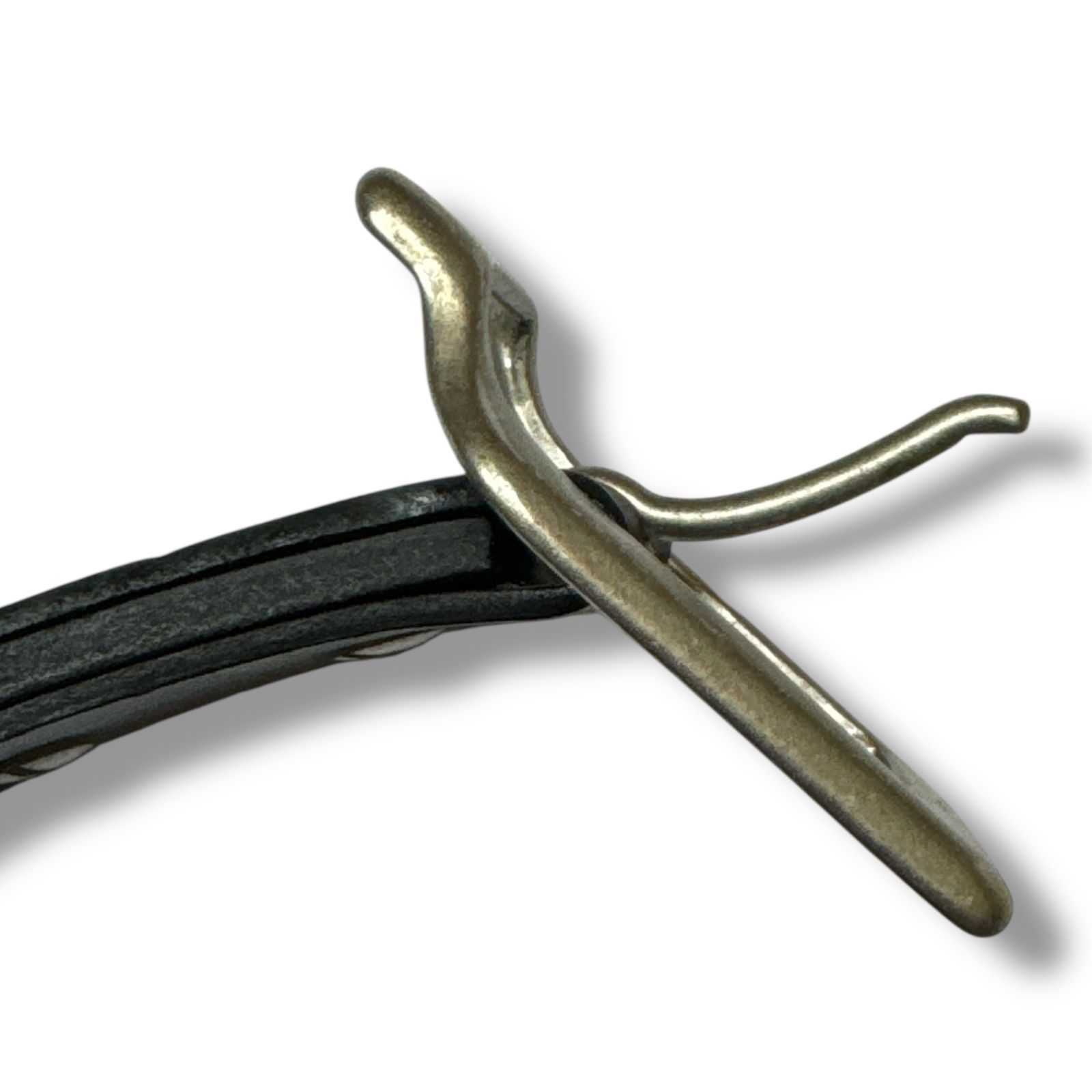 × GUIDI STEER BEND LEATHER BELT オイルステアベンズレザーベルト コラボ グイディ イサムカタヤマ バックラッシュ 865-01 ブラック F 95959 A 3 カジュアルシャツ ボトムス